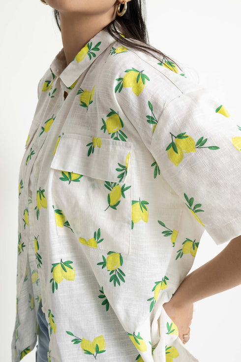 Oversized Lemon Shirt